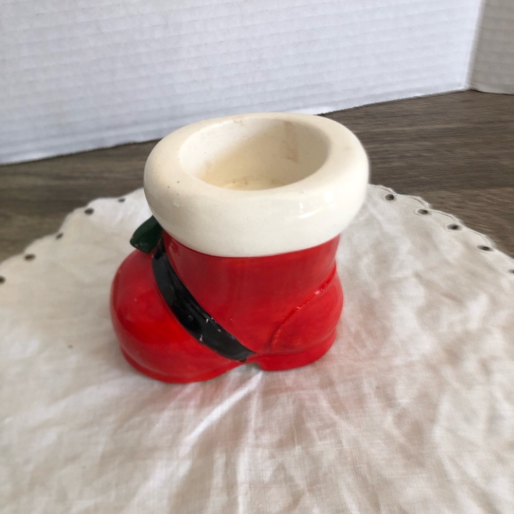 Vtg Ceramic Candle Holder - Japan - Picture 4 of 11